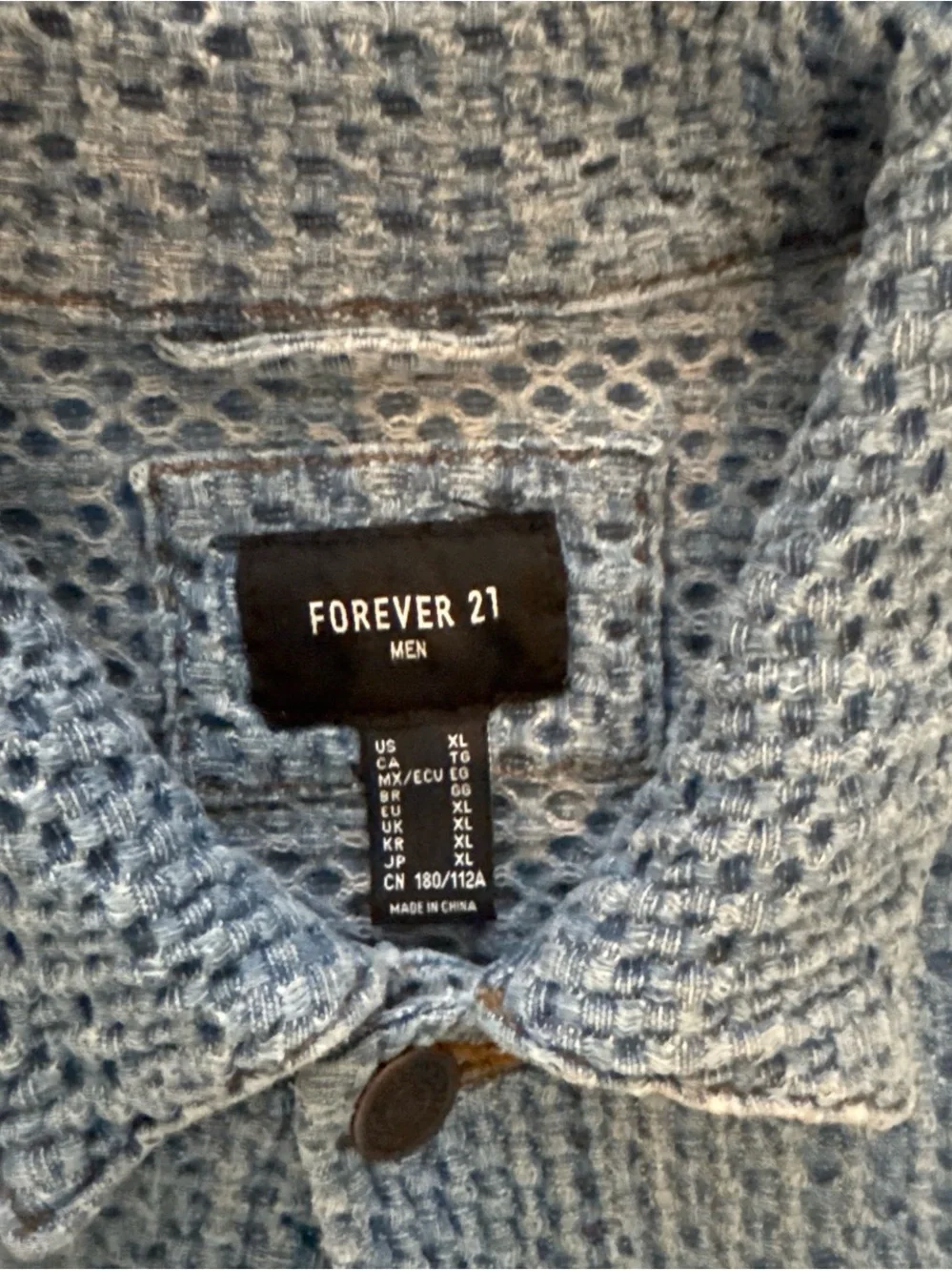 Forever 21 Light Blue Knit Top